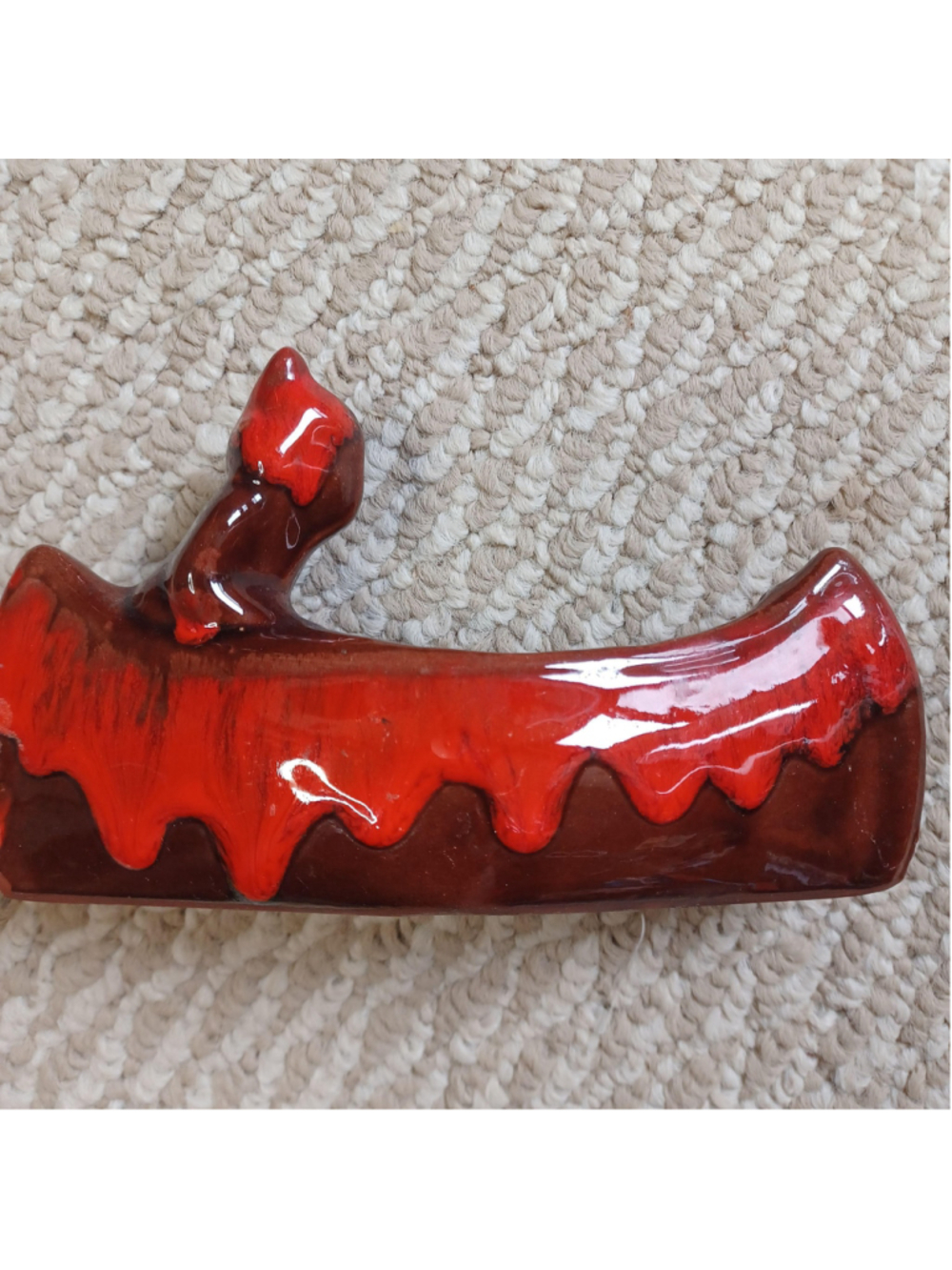 McMaster Pottery Dundas, Canada 1937/38 Native North American In Canoe 'aid